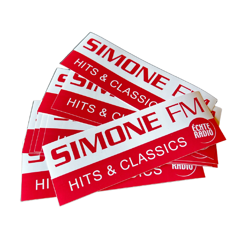 Stickers Simone FM (set van 10 stickers)