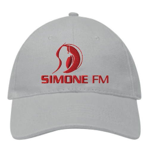 Cap Grijs met Simone FM Logo